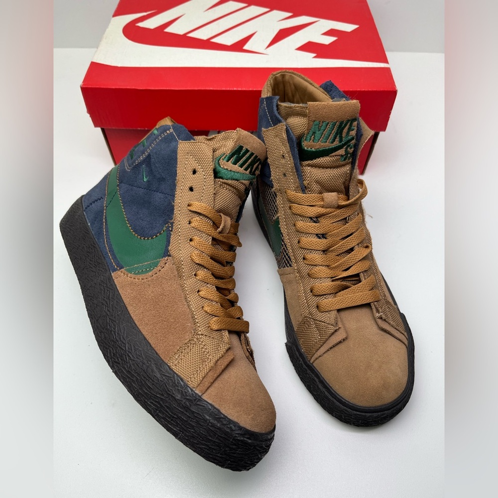 Nike SB Zoom Blazer Mid Premium Legend Dark Brown Obsidian Sneakers